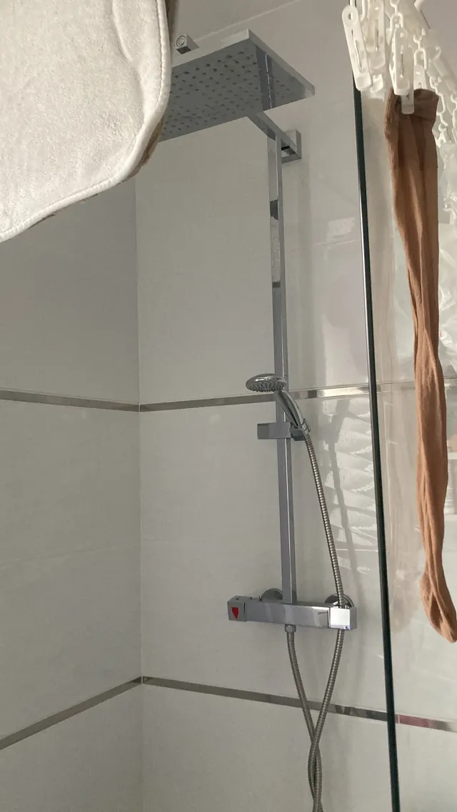 Colonne de douche installée